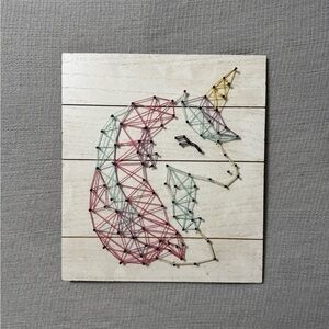 Hobby Lobby Multicolor Unicorn String Art